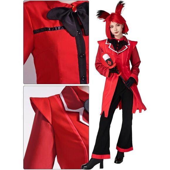 OSIAS Hazbin Hotel Alastor Cosplay Costume XL women’s anime set - Picture 2 of 8